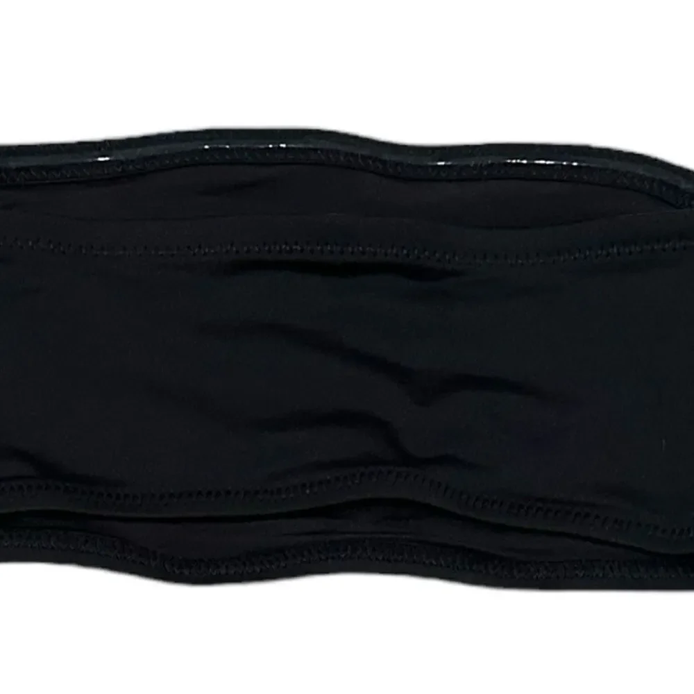 NWT SKIMS Signature Swim Bandeau Bikini Top In Onyx Black